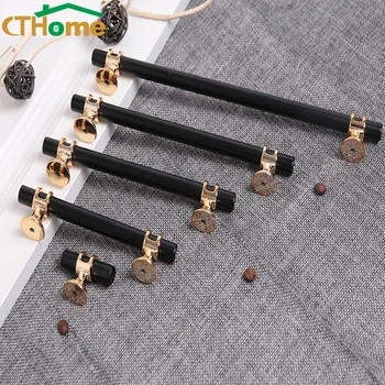 128mm Modern Simple Handle Cabinet Door Drawer Shoe Cabinet Furniture Hardware Black Gold Door Pulls Kitchen Cabinet Handles