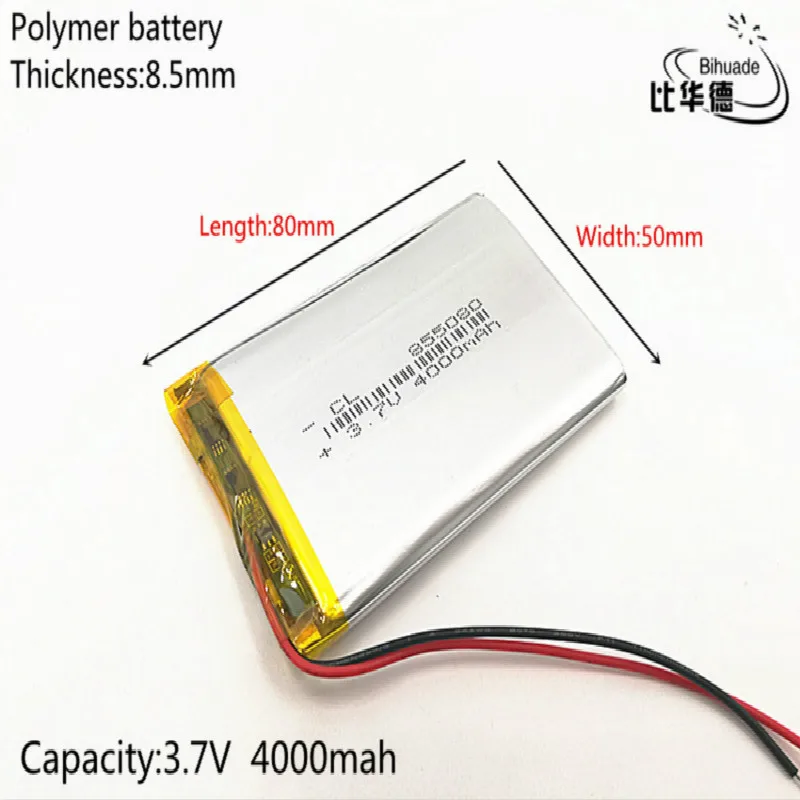 3.7v 4000mah 855080 805080 Lithium Polymer Lipo Rechargeable Battery Cells  For Mp3 Power Bank - Digital Batteries - AliExpress