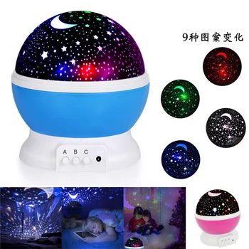 

Stars Halloween Small Night Lamp USB Spinning Star Light Christmas Led for Bedroom Small Night Lamp Star Light