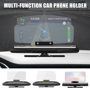 

2-in-1 Universal Car HUD Phone Navigation Image Reflector with Wireless Charging Function NJ88