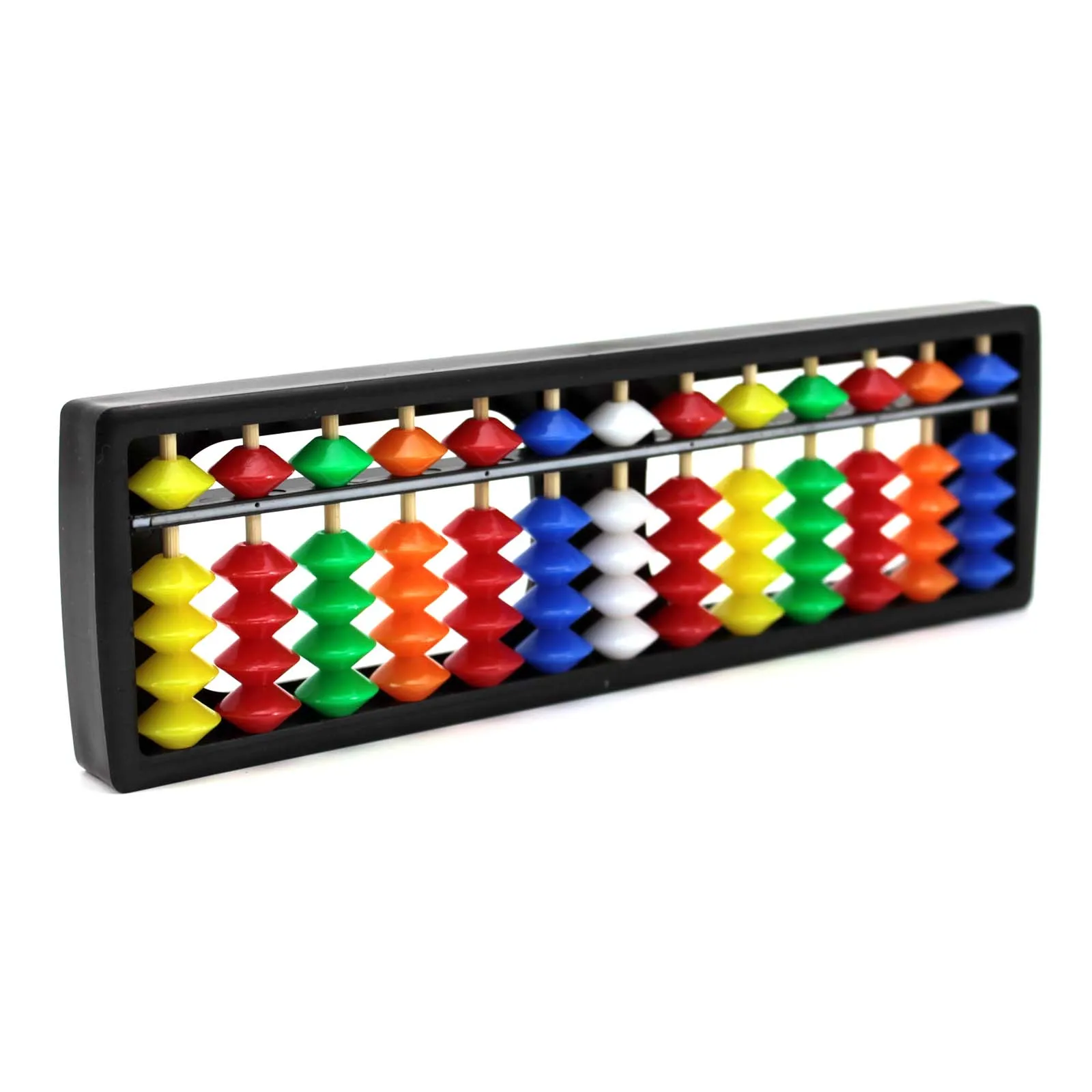 Абсолютно и качественный Abacus детские развивающие игрушки нежные маленькие детские пластиковые бусины бамбуковые 13 колонок цвета