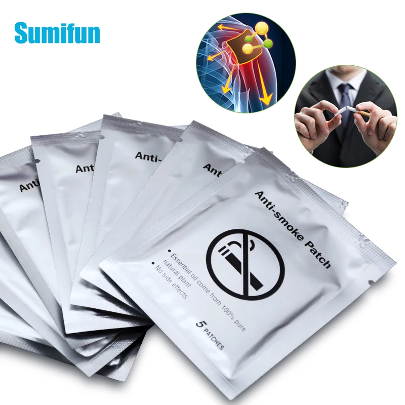 

40pcs 100% Natural Ingredient Anti Smoke Patch Stop Quit Smoking Cessation Chinese Herbal Medical Plaster Health Care D2052