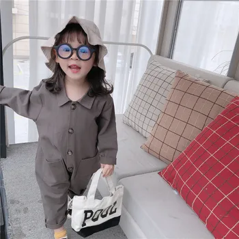 

2020 New Wholesale Baby Girls Boys Printed Overall Summer Fashion Kids Long Pants 1-6Years