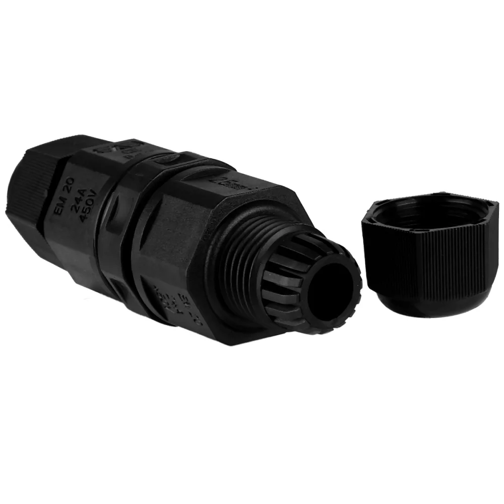 

IP67 Waterproof Electrical Connector 3 Pin Wire Connector for Outdoor LED Light