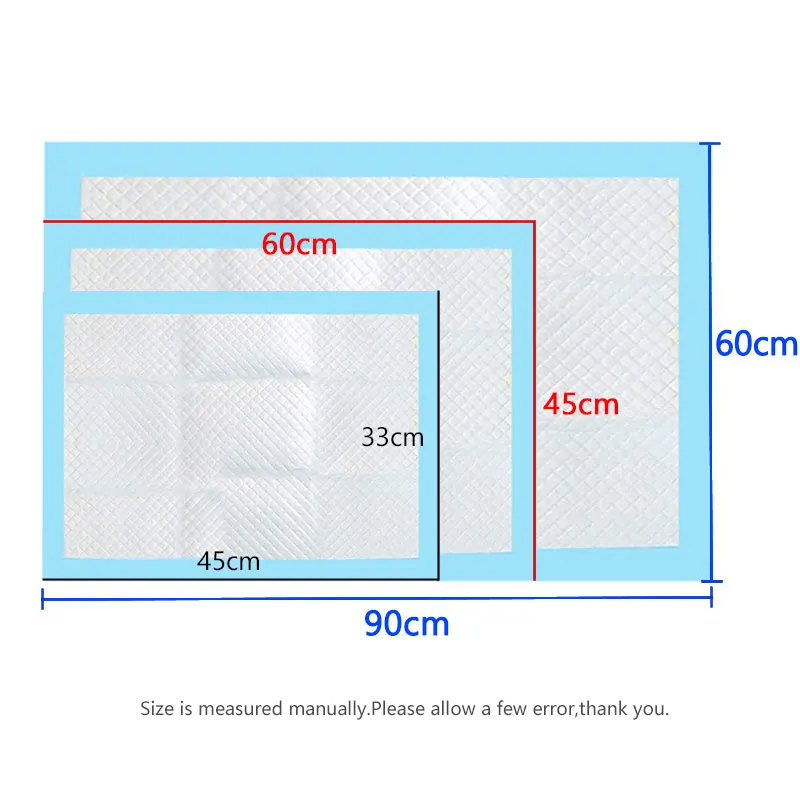 100 шт Пеленальный Коврик для младенцев, коврик для кормления, одноразовые пеленки, бумажный коврик для взрослых детей или домашних животных, впитывающий водонепроницаемый подгузник