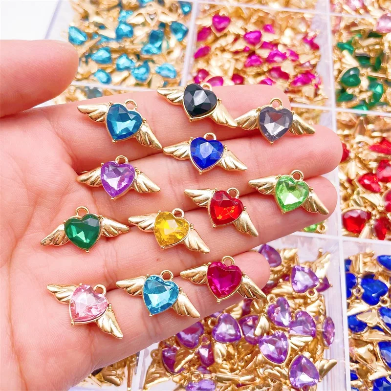 20 PCs Heart Valentines Charms Pendants Assorted Lot Wholesale Findings  Bulk