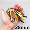 10pcs color alligator clip electric DIY small battery power cord sheath electric clamp double head test clamp.28mm35mm45mm 50cm ► Photo 3/6