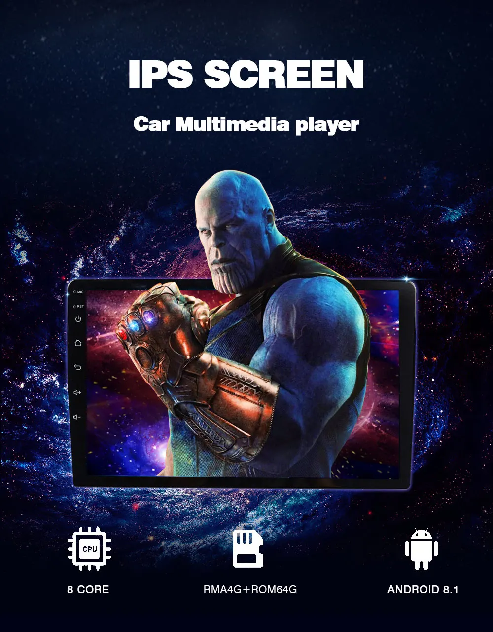 EKIY 9 ''2.5D Android 8,1 автомобильный Радио gps мультимедийный плеер 4G+ 64G Восьмиядерный для Subaru WRX Forester- навигация 2DIN DVD