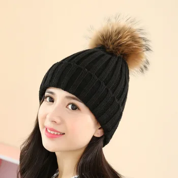 

Fashion Women Casual Solid Sleeve Head Cap Female Wholesale New Arrival Hot Sale Knitted Hat Beanie Hats