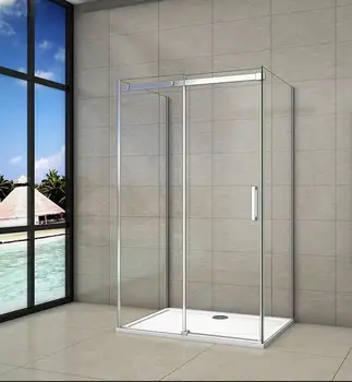 

Shower enclosure, U-shaped, 8 mm Easy Clean tempered glass screen