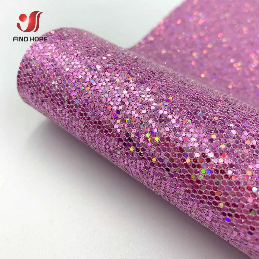 Self-Adhesive Diamond Glitter Faux Leather Vinyl – Decorative Craft & DIY Material (20x120cm)