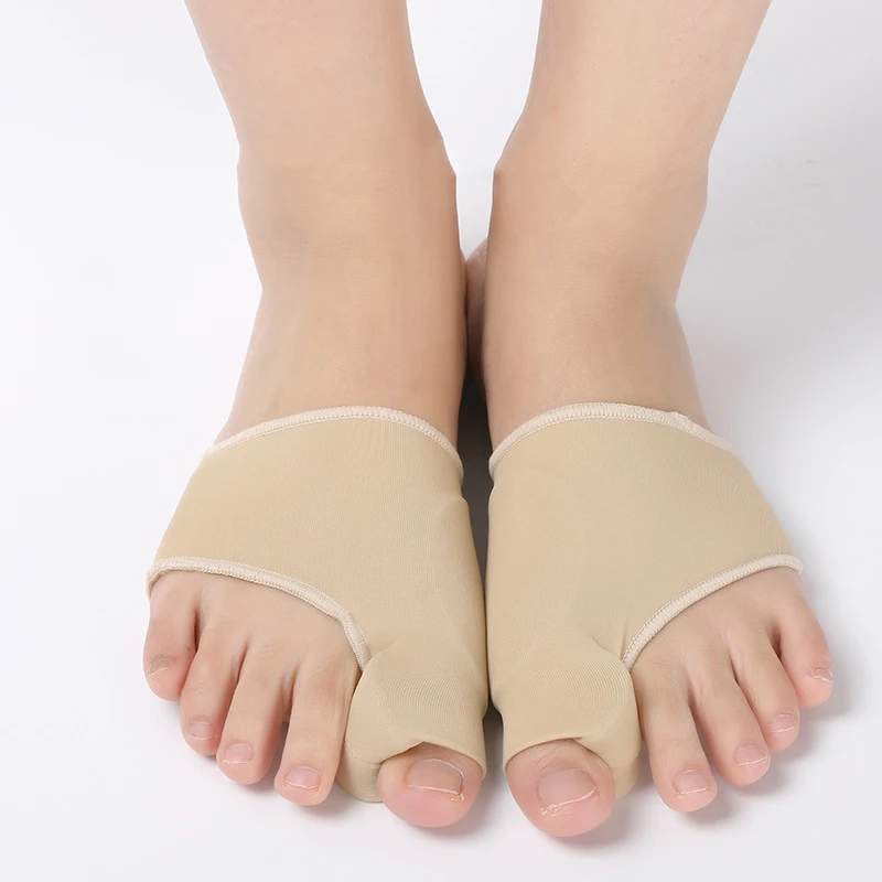

1 Pair Silicone Toe Separator Protector Toe Straightener Corrector Thumb Feet Care Adjuster Hallux Valgus Soft Rubber Sleeve