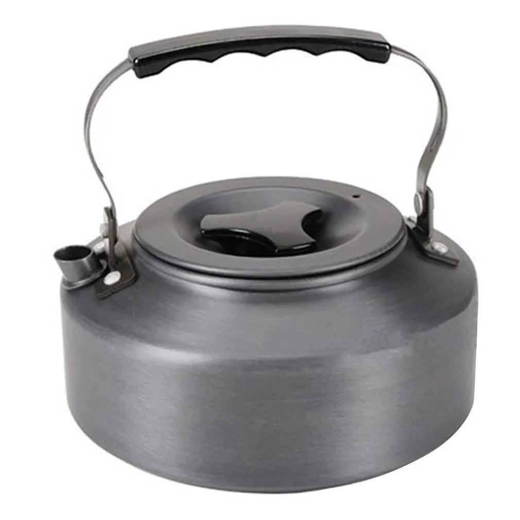 

1.1L Outdoor Survival Camping Hiking Water Kettle Pot Teapot Picnic Cookware Coffee Ultra-light Aluminum Portable Compact