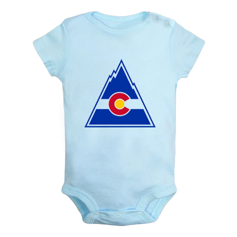 Colorado Flag C Nature Mountains Mountains Sketch Printed Newborn Baby