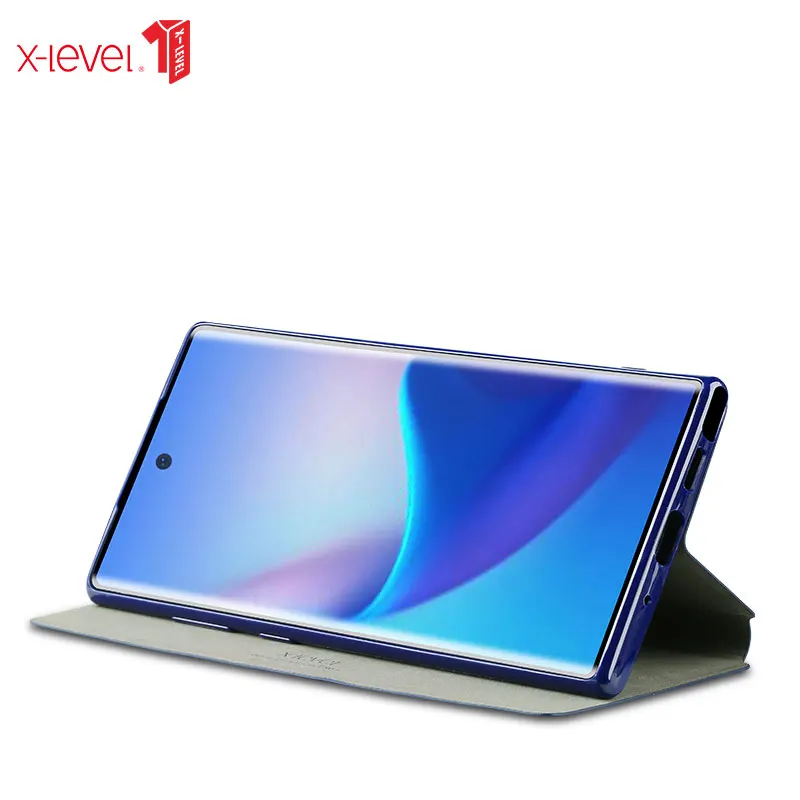 X-Level для samsung Galaxy Note 10 Plus чехол ультра тонкий бизнес кожаный роскошный чехол-подставка для samsung Note 10 Note10 Plus чехол