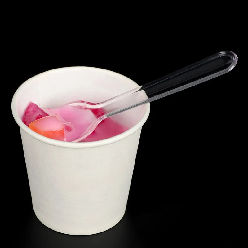 

100pcs High quality white small disposable coffee cup 50ml mini wine ice cream candy juice milk tea drink taste paper cups