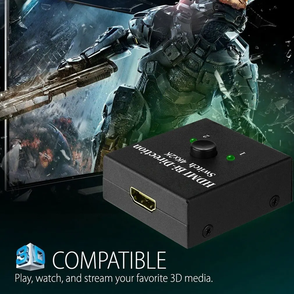 Мини-Коммутатор HDMI 4K HD1080P 2,0 порт HDMI Коммутатор Концентратор HDCP 3D HDMI сплиттер с Full Ultra HD