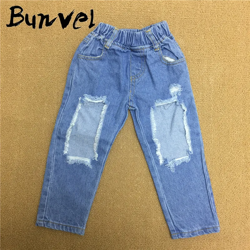 Bunvel/комплект детской одежды из 3 предметов, одежда с короткими рукавами для новорожденных девочек осенний Детский комплект, джинсовый топ+ повязка на голову