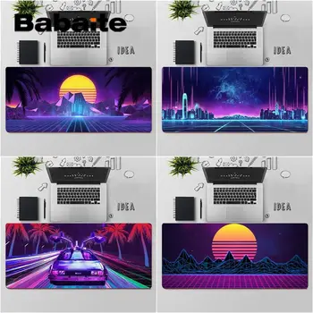 

Maiya Top Quality Neon Retrowave Synthwave Art Beautiful Anime Mouse Mat Free Shipping Large Mouse Pad Keyboards Mat