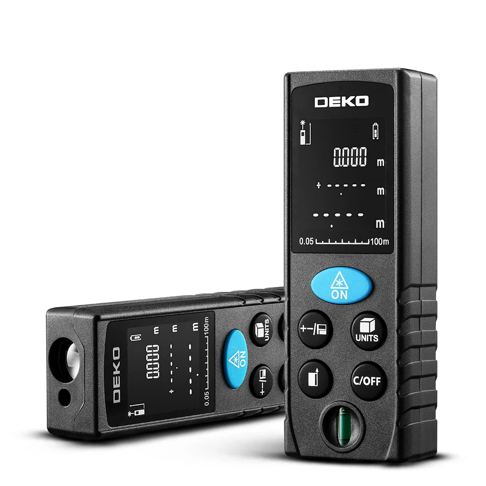 Карманный лазерный дальномер DEKO LRD110 измерения на расстояния 40 м 60 80 100 м|handheld laser