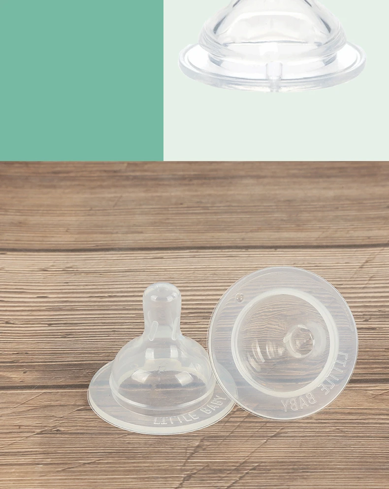 Wide Aperture Lengthen Heightening Pacifier Solid Pacifier Baby Silicone Nipple