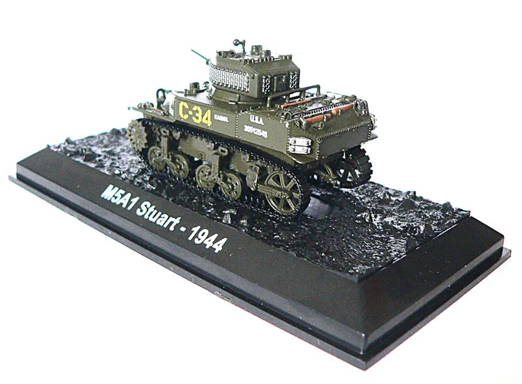 Стюарт) 6-Форма M5A1 Танк модель 12030