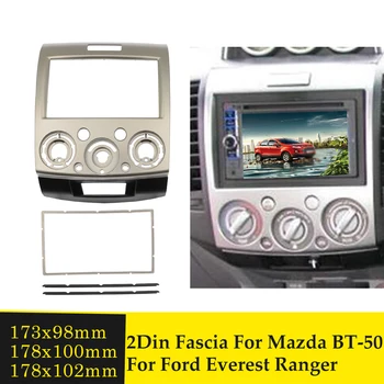 

2Din Radio Fascia For MAZDA BT-50 For FORD Ranger Everest Double Din Car Audio DVD Player Stereo CD Panel Dash Mount Bezel Kits