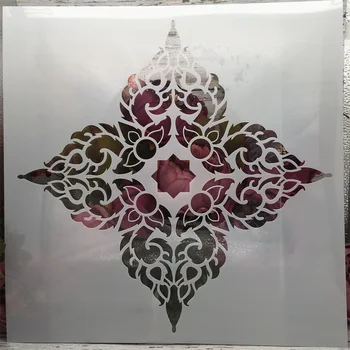 

30*30cm Flower Mandala Clover DIY Layering Stencils Painting Scrapbook Coloring Embossing Album Decorative Template
