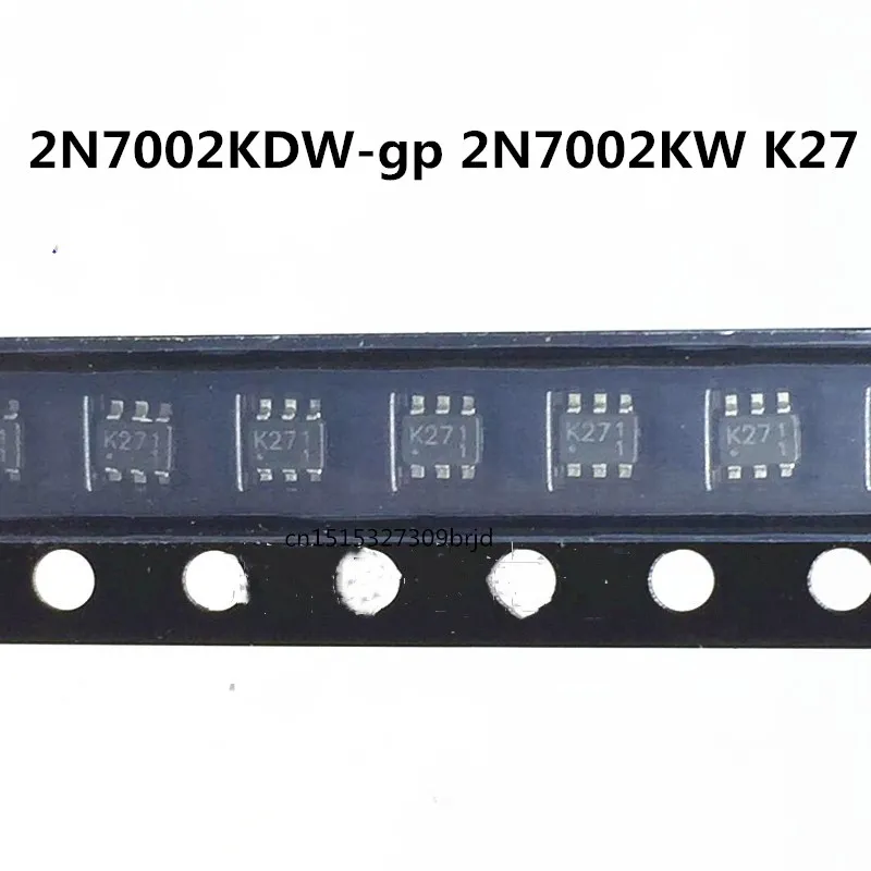 Оригинальный Новый 20 шт./2N7002KDW-gp 2N7002KW K27 SOT23-6 | Электронные компоненты и
