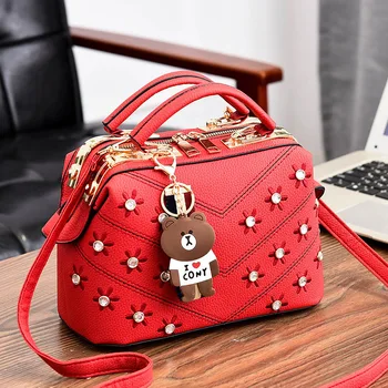 

Women's Bag 2018 New Style Bag Female Flower Korean Fashion Women's Bag Messenger Bag Cross-Border One-Piece Delivery