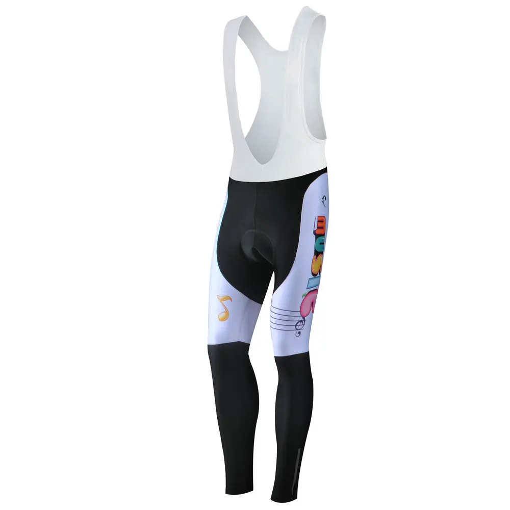 Bib long trousers ZM музыка Скелет велосипед одежда команды Весна Осень Одежда для велоспорта из Джерси наборы Ropa Ciclismo велосипед одежда с длинным рукавом велосипедная одежда - Цвет: Bib long trousers