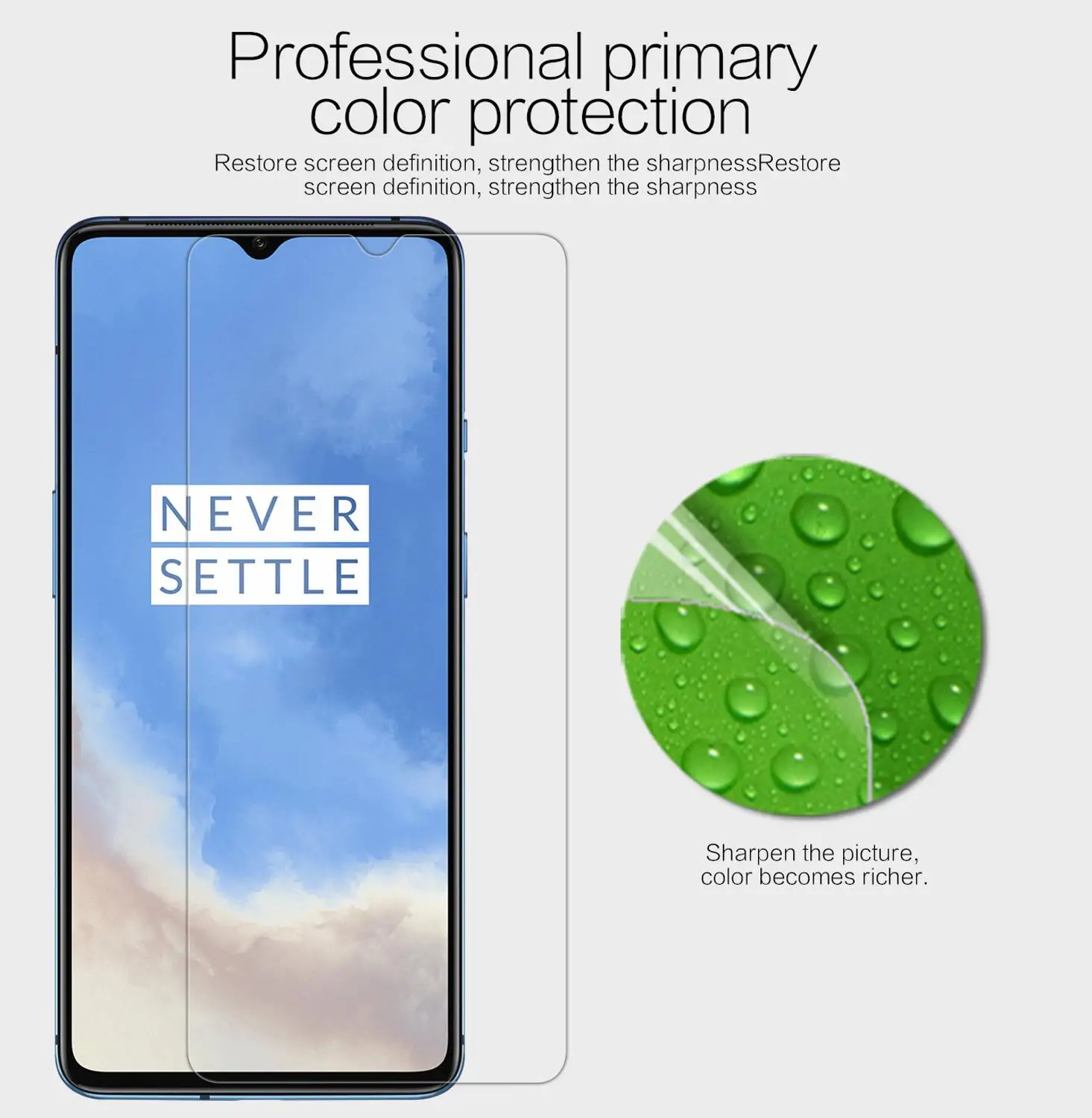 Защитная пленка для экрана для Oneplus 7T NILLKIN Глянцевая плотно прилегающие к уху, супер чистый Oneplus 6T 1+ 7 6 5T защитная пленка в розничной посылка