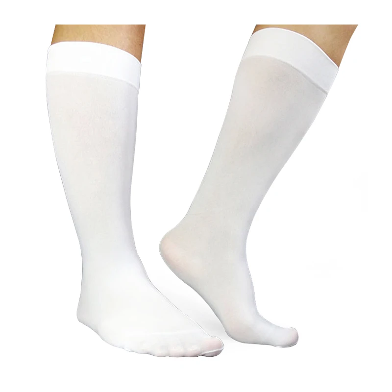 Mens Thin White Socks