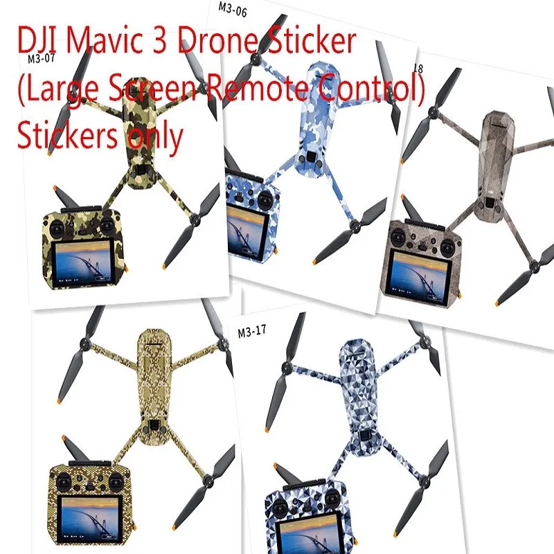 DJI Mavic 3 Drone Sticker Full Encirclement PVC Stickers Body Camouflage Colorful Skin for DJI Mavic 3 Quadcopter Accessories