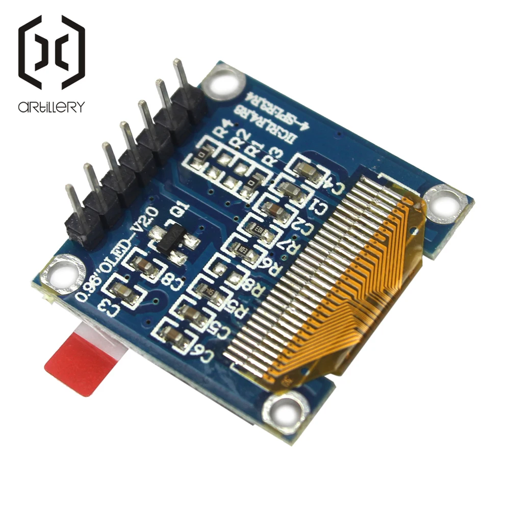 0,96 дюймов OLED дисплей модуль 128X64, OLED SPI 7 p, Diver чип SSD1306 для arduino DIY KIT