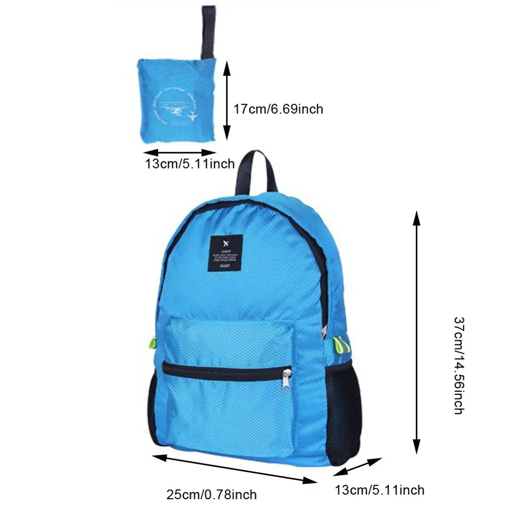 New Waterproof Nylon Backpack for Women Men Multi Pocket Travel Backpacks School Bag for Teenage Girls Book Portable Folding2020