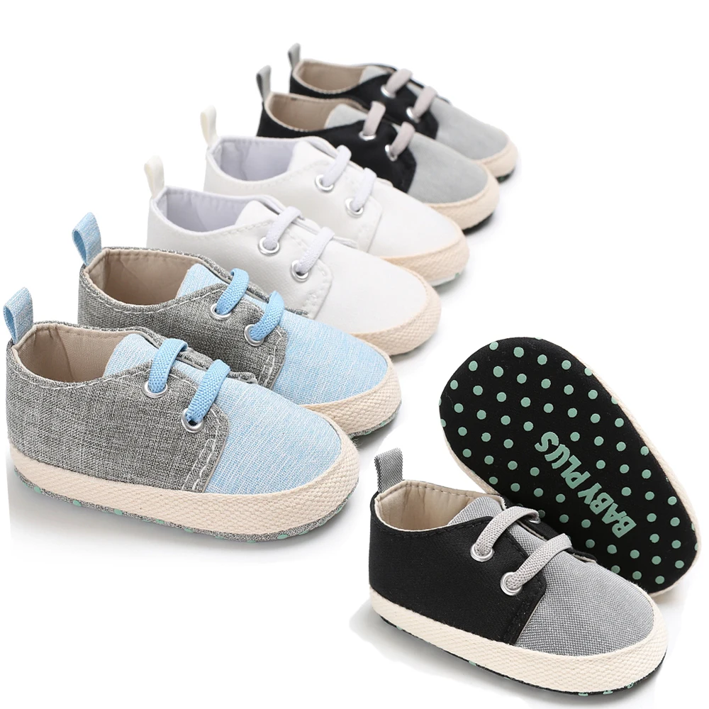 New Baby Boy Girl Pram Shoes Infant Sneakers Toddler PreWalker Trainers 3-11Month