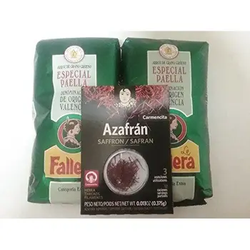 

Lote de 2 kg arroz especial para paella La Fallera + 0,375gr. Azafrán Carmencita