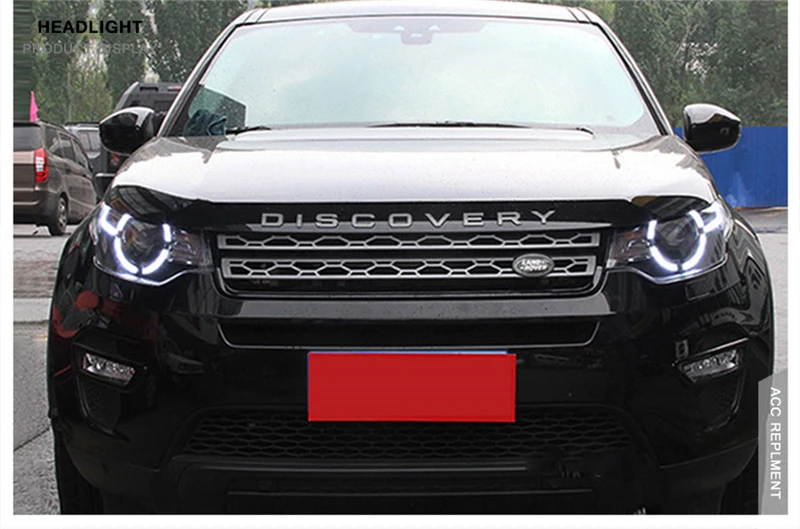 СВЕТОДИОДНЫЙ drl Головной фонарь автомобильный Стайлинг для обнаружения светодиодный фары- для обнаружения двойной луч H7 HID комплект Биксеноновые линзы