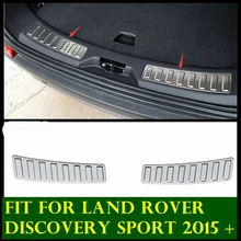 

Accessories Rear Trunk Tail Door Bumper Sill Scuff Plate Lid Cover Trim Protector Kit For Land Rover Discovery Sport 2015 - 2021