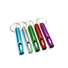 Suzakoo Открытый 5 шт. свисток для выживания алюминиевый безопасный аварийный вызов случайный цвет