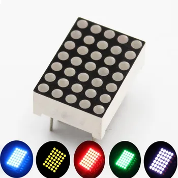 

2PCS 0.7" 1.9mm LED Dot Matrix Display 5*7 12Pin Micro Dot Matrix 5*7