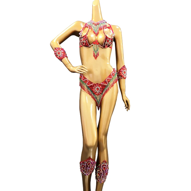 New Sexy Costume Women Wire Top Bra Thong Samba Carnival Nightclub Party  Pole Dancing Costumes Festival Rave Wear Club Outfit - China Samba Costumes  and Carnival Costumes price