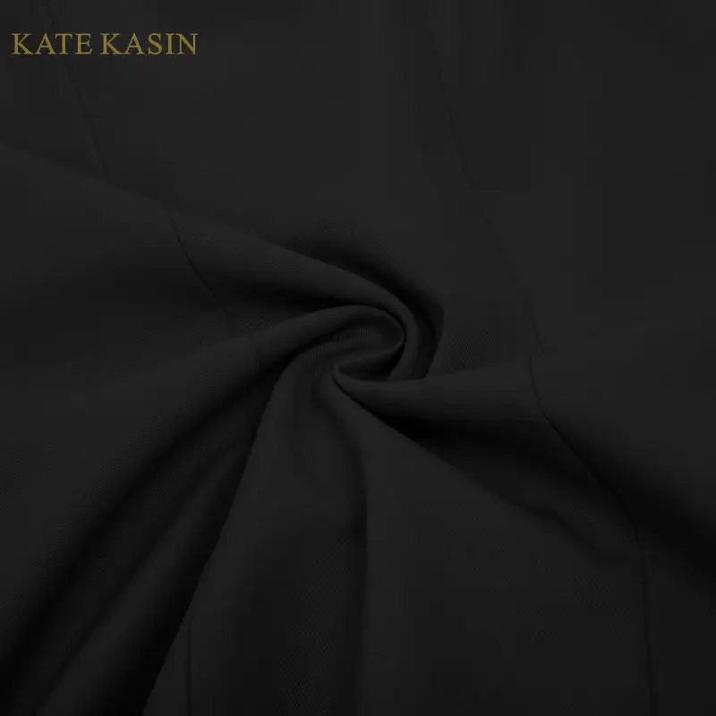 Kate Kasin женские простые классические Пиджаки, куртки, нагрудные подплечники, Блейзер, Женское пальто, Офисная Женская верхняя одежда, Рабочий костюм, куртка