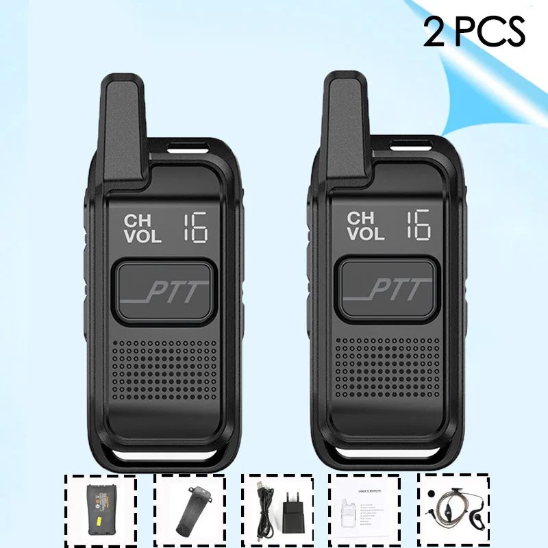 2 PCS 2 шт.) DMS S1 Мини Портативный USB переносной любительский радиоприёмник-рация беспроводной профессиональный домашний ручной коммуникатор HF приемопередатчик - Цвет: 2 PCS