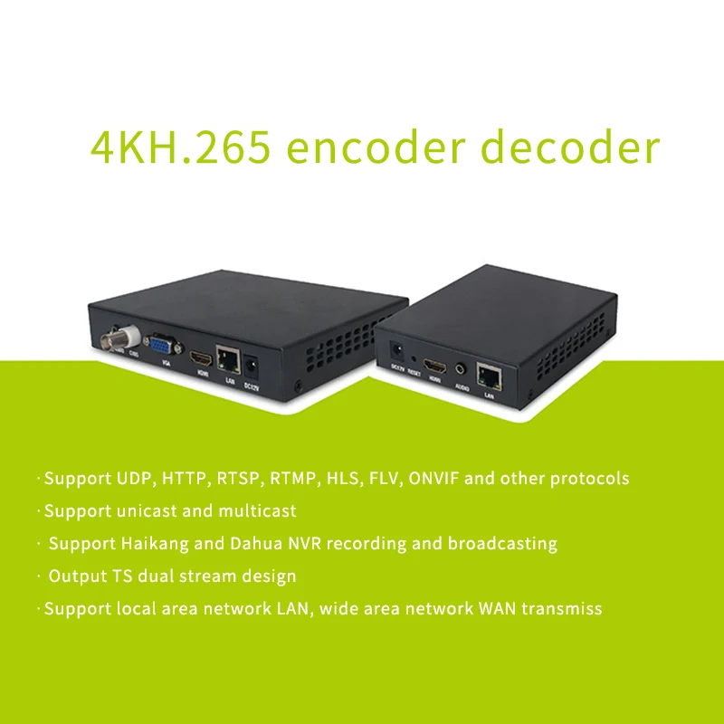 H.265 к SDI HDMI VGA CVBS видео потоковый декодер HD IP для камеры декодирования RTSP HTTP и т. Д.