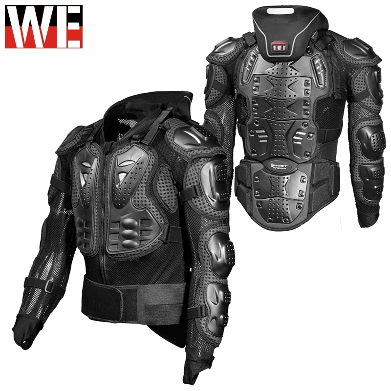 

GHOST RACING Motorcycle Jacket Men Full Body Armor Motocross Racing Protective Gear Chest Protection Off-road Anti-drop Jacket