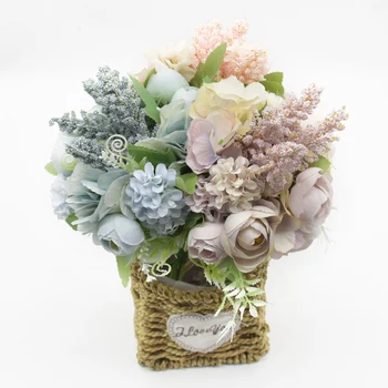 

Holding bouquet High quality artificial flowers Wedding holiday supplies Diy Photo props Crafts Autumn decoration for Home decor
