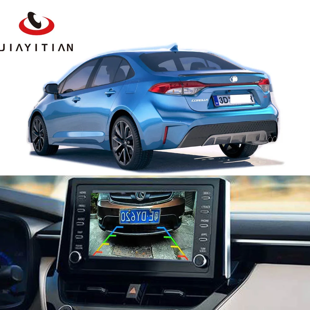 

JIAYITIAN Rear view Camera For Toyota Corolla E210 2019 2020 2021 kit C30p cable CCD/Night Vision/Backup Reverse Parking Camera