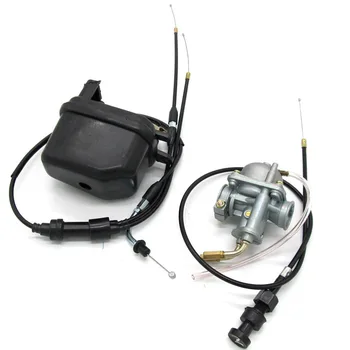 

Motorcycle Air Filter Professional Metal Carburetor Kit Throttle Cable Practical Outdoor Engine Cleaning For Yamaha PW50 PY50